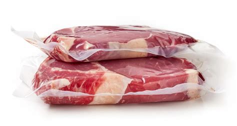 Carne de res fresca envasada para conservar