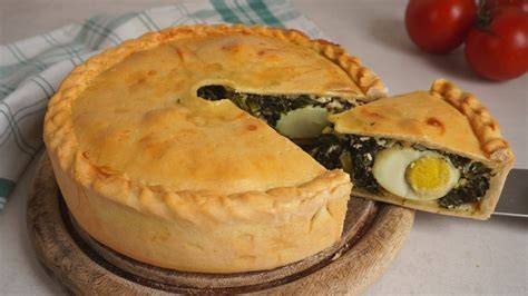 Torta Pascualina sin gluten con huevos