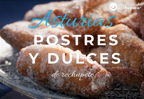 Variedad de postres asturianos tradicionales