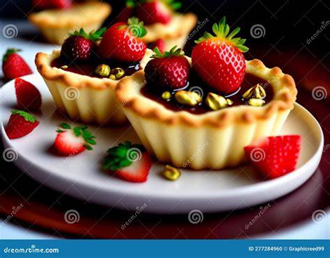 Variedad de tartas de fresa