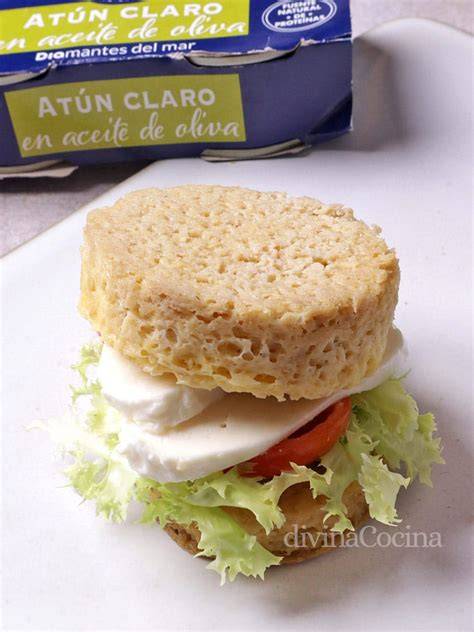 Pan de atún sin harina