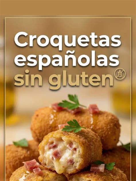 Croquetas de jamón serrano sin gluten