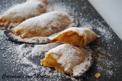 Empanadillas dulces listas para servir