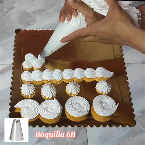 Diferentes decoraciones con buttercream