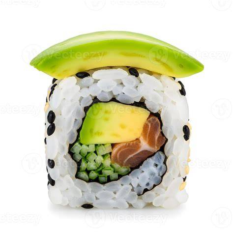 Sushi con palta y otros vegetales