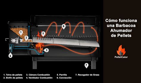 Parrilla de pellets Traeger en funcionamiento