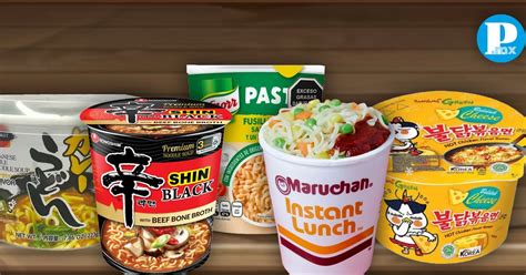 Tabla comparativa de contenido nutricional de sopas instantáneas versus ramen casero