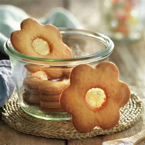 Tarta de galletas en forma de flor