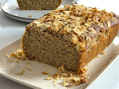 Bizcocho de avena recién horneado y esponjoso