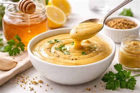 Variantes de la salsa de mostaza y miel para diferentes platos