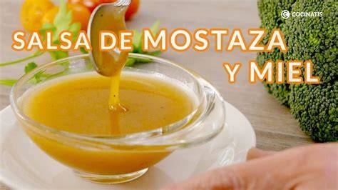 Tipos de mostaza y miel para tu salsa