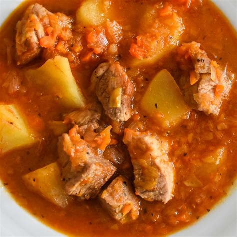 Estofado de cerdo con patatas