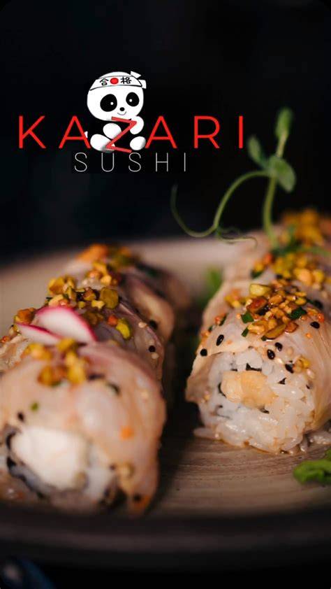 Kazari sushi con diseños decorativos