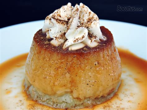 Flan de horchata