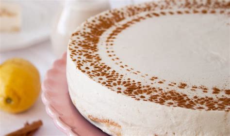 Tarta fría de horchata