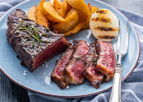 Plato de entrecot a la brasa