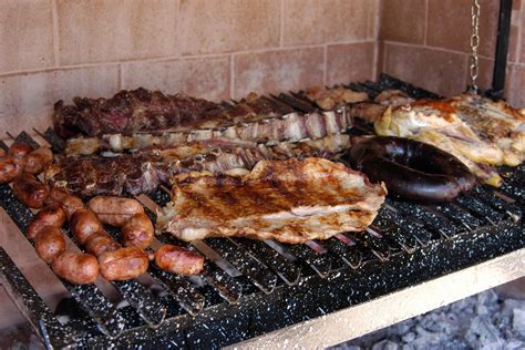 Asado argentino a la brasa