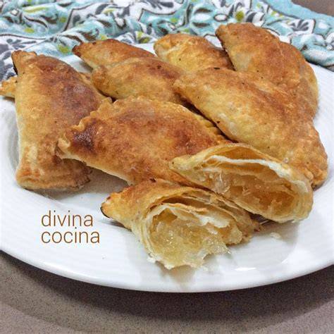 Rellenando empanadillas con cabello de ángel