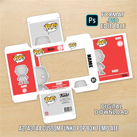 Detalle de la caja de Funko Pop para coleccionistas