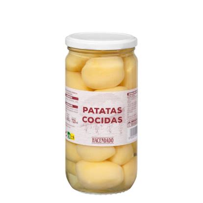 Patatas cocidas listas para ser trituradas