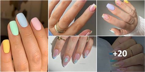 Diseños de uñas pastel creativos