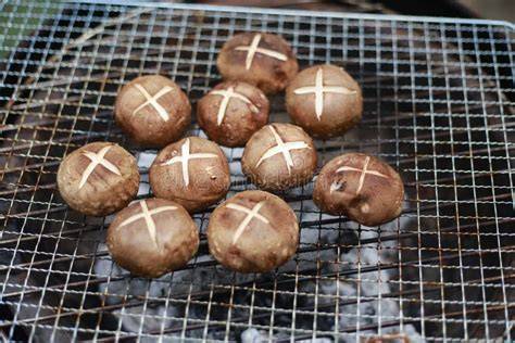 Setas shiitake cocidas