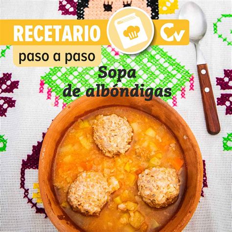 Ingredientes para sopa de albóndigas colombiana