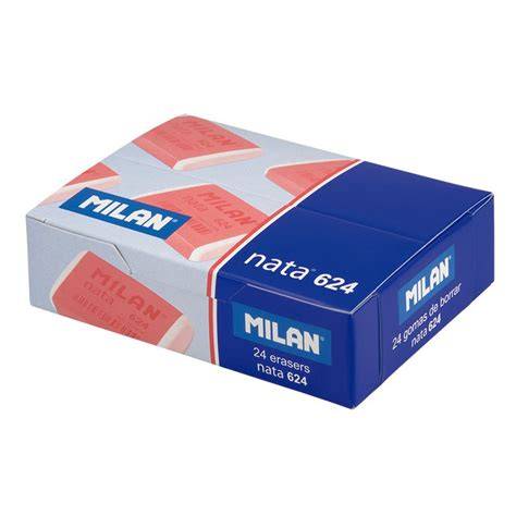 Goma Milan Nata 624 con su envoltorio rosa