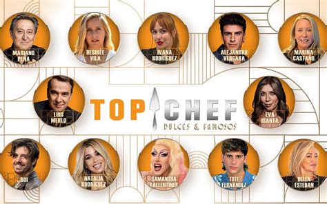 Concursantes de Top Chef: Dulces y Famosos concentrados en una prueba