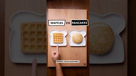 Diferencias visuales entre panqueques, crepes y waffles