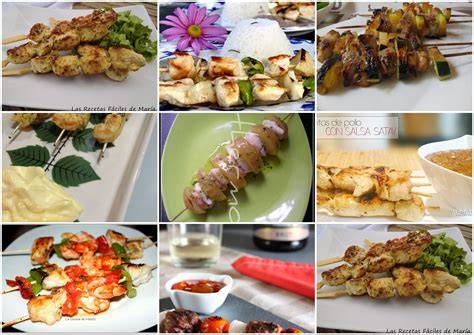 Brochetas de dango con diferentes salsas
