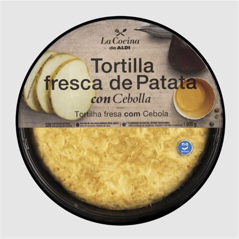 Tortilla de patata con cebolla de ALDI