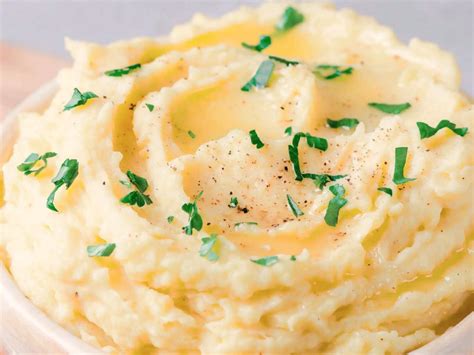Puré de patatas en un bol
