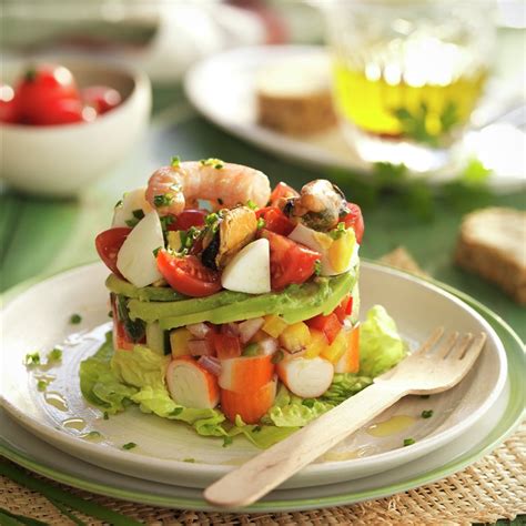 Timbal de ensalada de pimientos