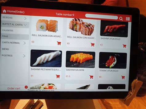 Sistema de pedido digital en Mi Sushi Buffet Libre