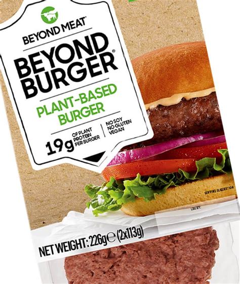 Productos Beyond Meat y Beyond Burger