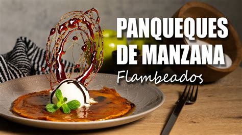 Flameado de panqueques al ron