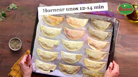 Diferentes formas de empanadillas hechas con obleas Buitoni