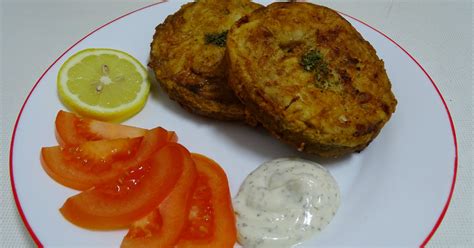 Ruedas de pescado salpimentadas con limón