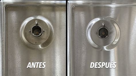Limpieza de manchas en acero inoxidable con vinagre