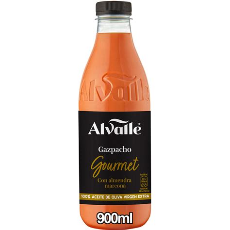 Botella de gazpacho gourmet Alvalle