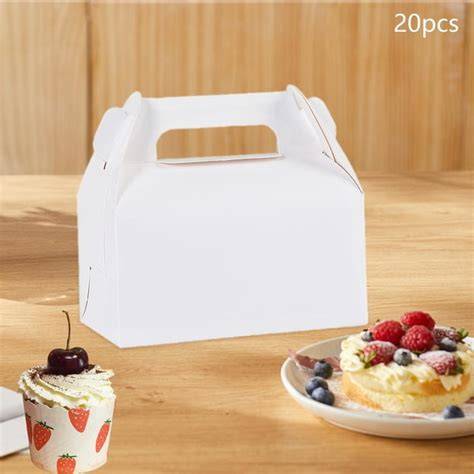 Ejemplos de cajas con asa para pasteles