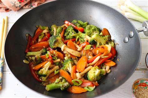 Wok de verduras a la barbacoa