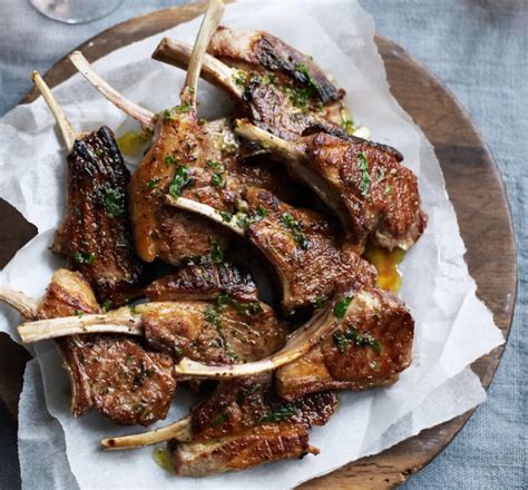 Chuletas de cordero a la parrilla