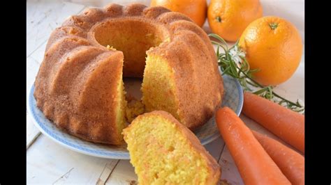 Ingredientes para la torta de zanahoria y naranja