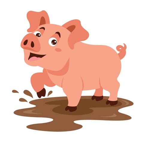 Ilustración de un cerdo