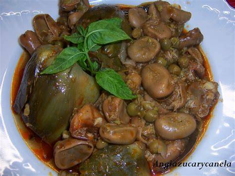 Habas guisadas en olla