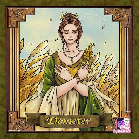 Imagen de Deméter, diosa griega de la agricultura
