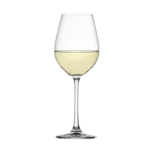 Copa de vino blanco y plato de pasta