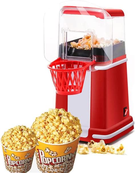 Máquina de palomitas de aire caliente para una preparación saludable